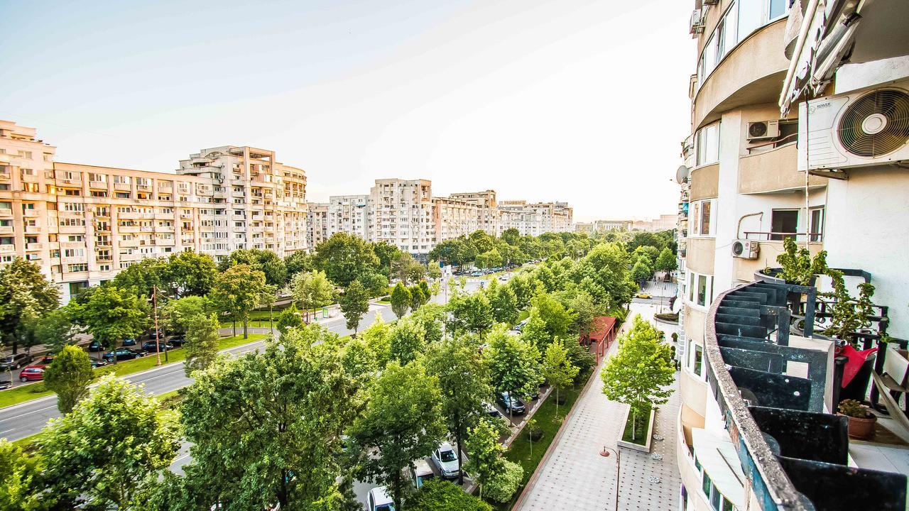 Unirii Boulevard View Apartamento Bucarest Exterior foto